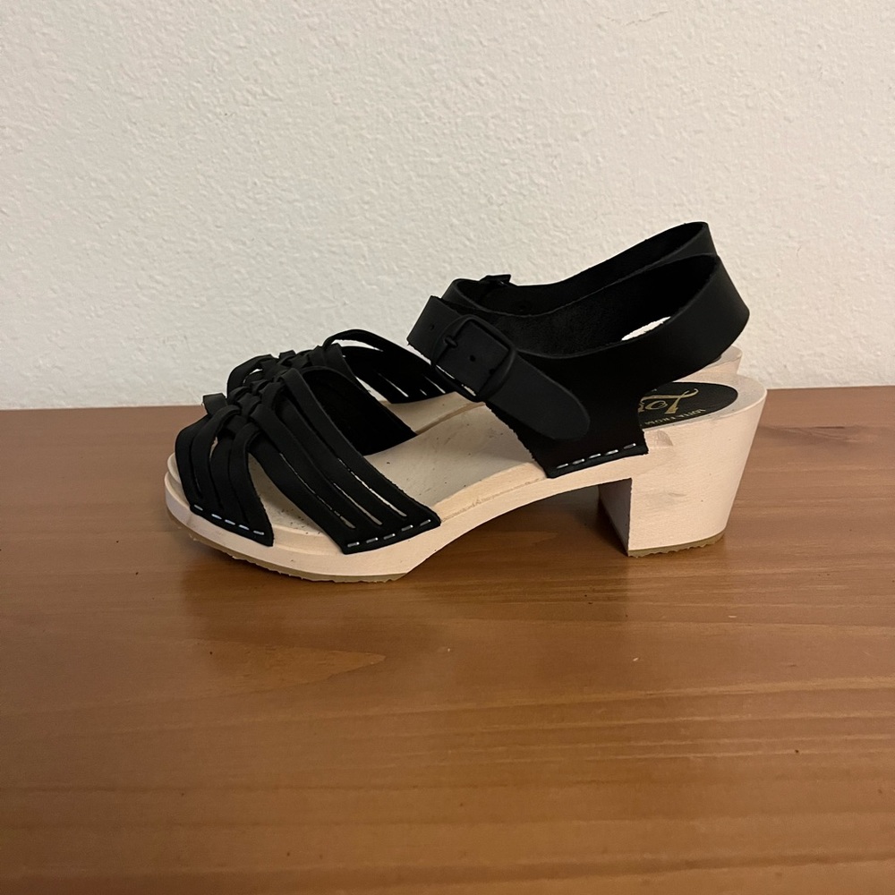 NWOT Lotta from Stockholm Matilda Braided Clogs